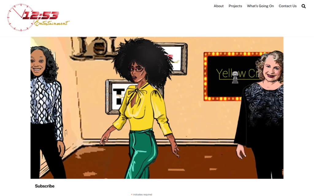 Home page of 12:53 Entertainment