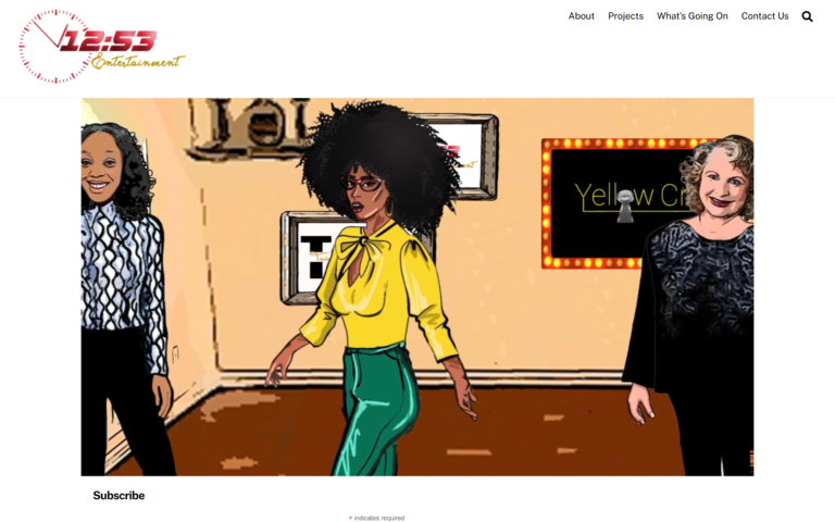 Home page of 12:53 Entertainment