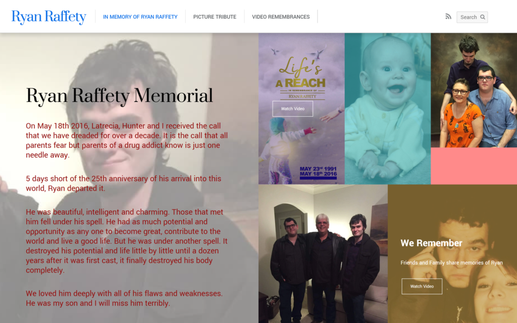 Home page of Ryan Raffety