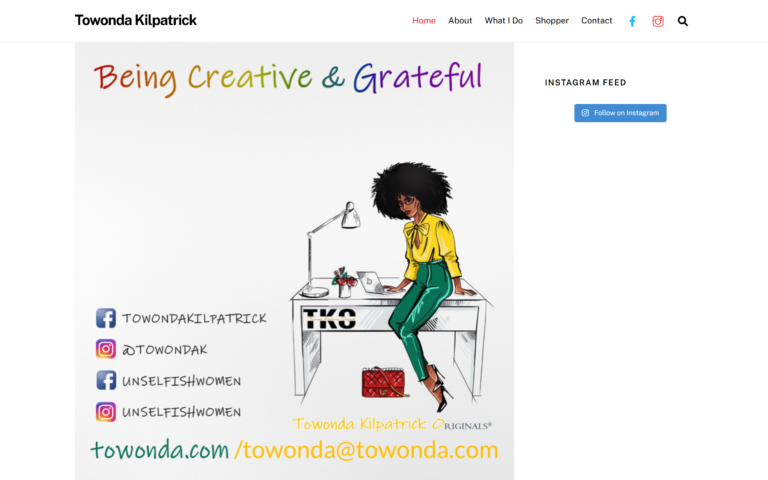 Home page of Towonda Kilpatrick